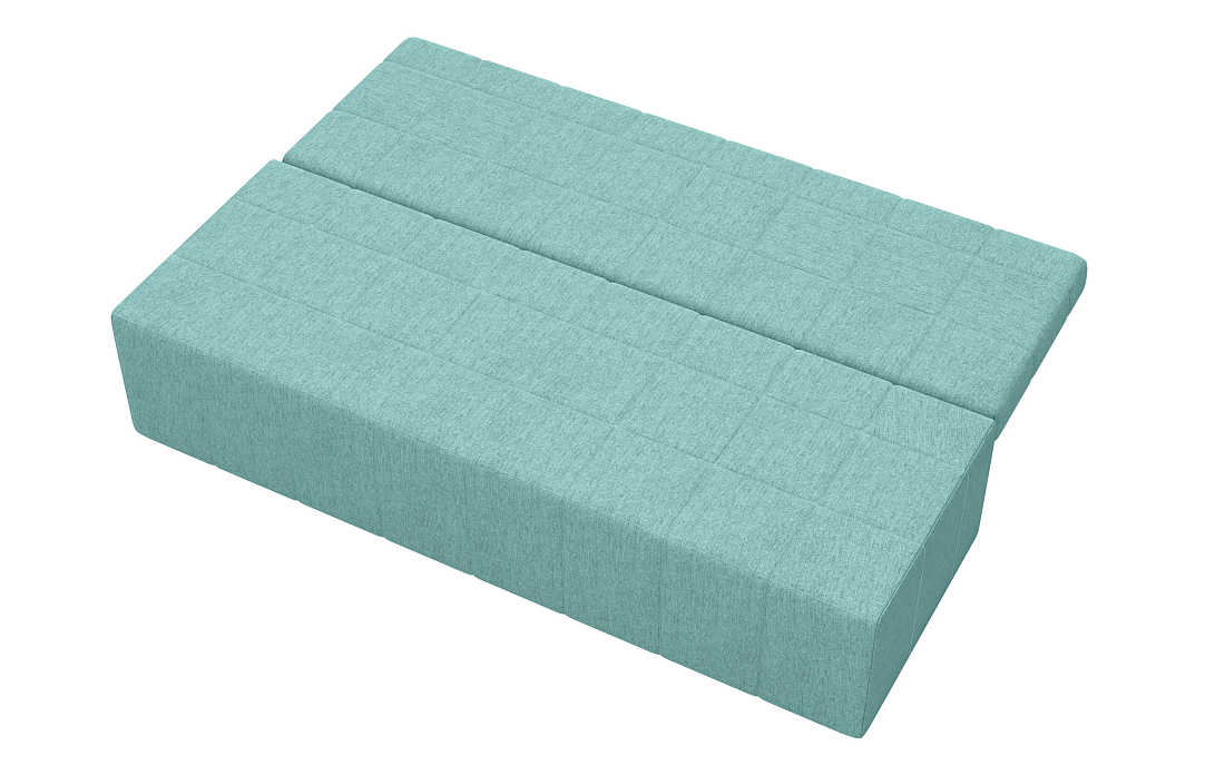 Ричмонд М / Диван - кровать 3-х мест рогожка флис морская волна